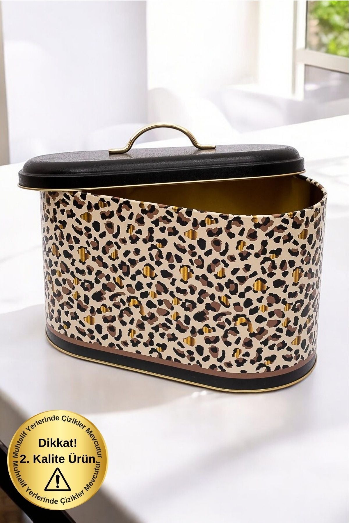 Evle Oval Ekmek Kutusu, 10,4 lt, Retro Bakery