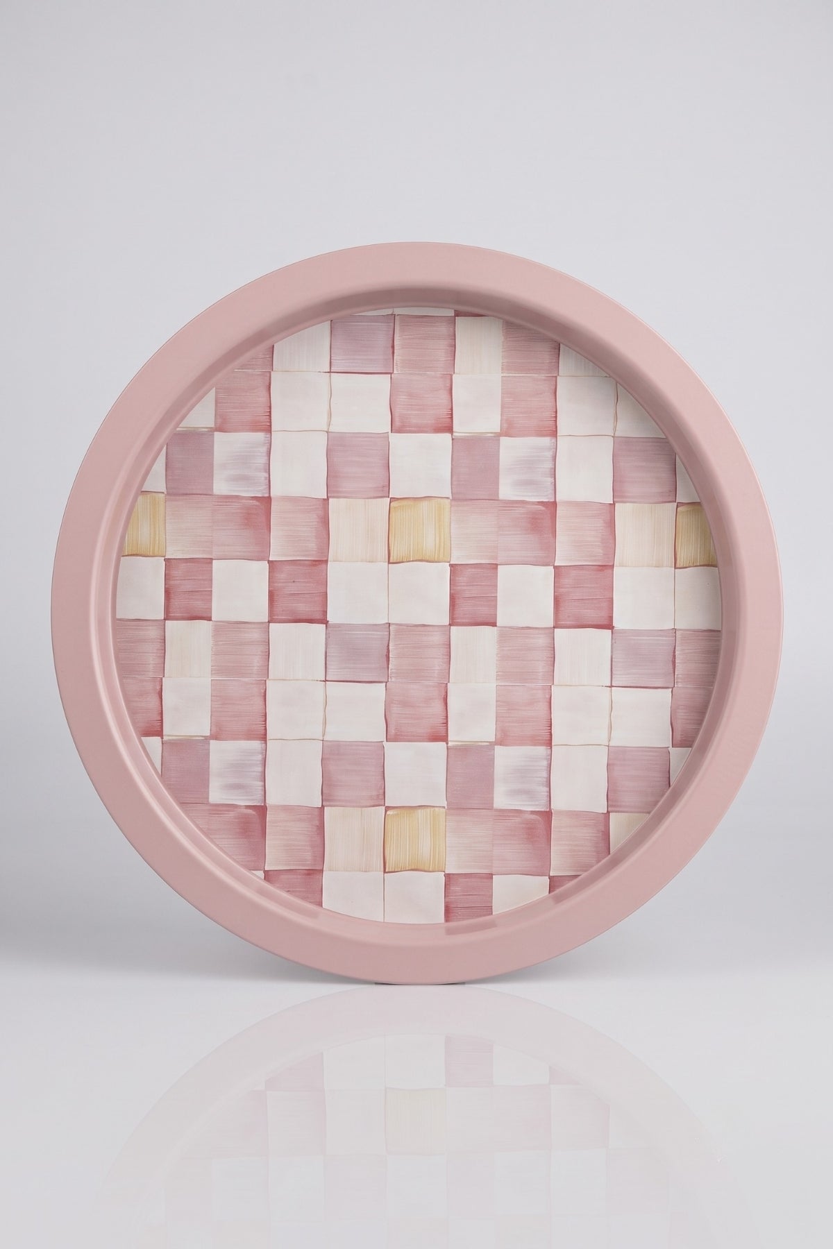 Evle Ee197-1e Mosaic Love Desenli Yuvarlak Tepsi 32 Cm