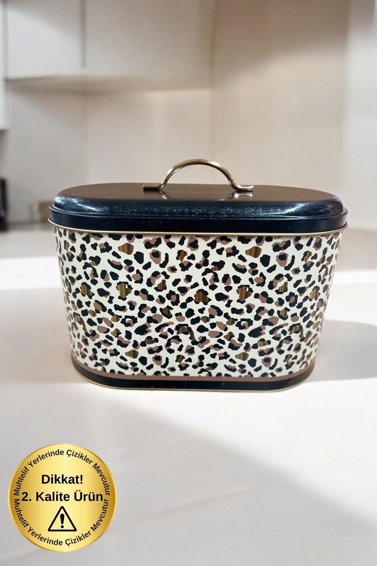 Evle Oval Ekmek Kutusu, 10,4 lt, Retro Bakery