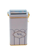 Evle Er053-1f Circus Cream Desenli Dikdörtgen Metal Saklama Kabı 8x10 Cm