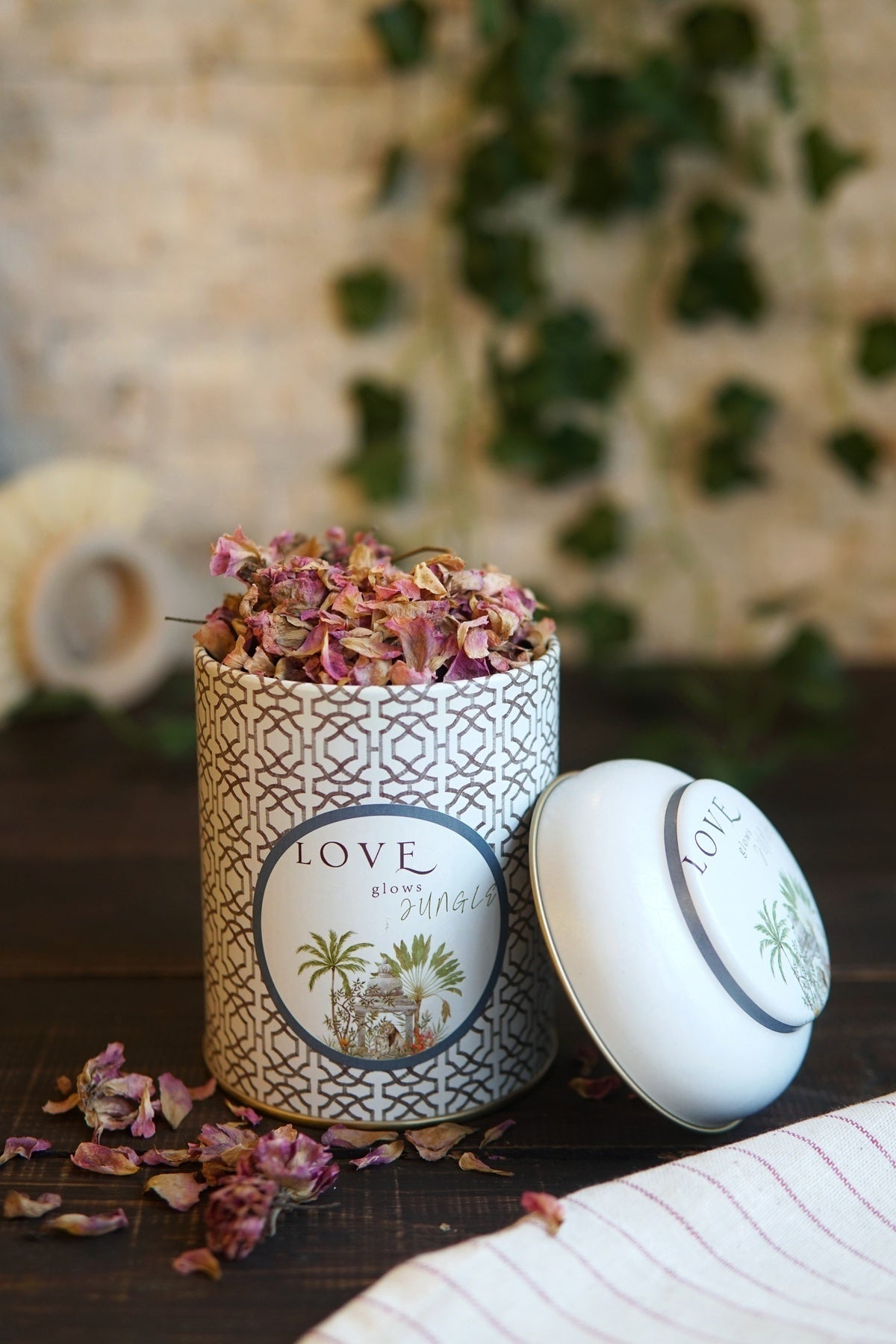 Evle Er080-1g Botanica Pink Desenli Baharatlık 0,6 Lt