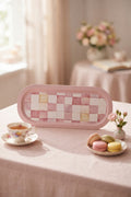 Evle Ee168-1e Mosaic Love Desenli Oval Tepsi 16x35 Cm
