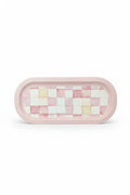 Evle Ee168-1e Mosaic Love Desenli Oval Tepsi 16x35 Cm
