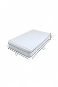 Kontensan 140x240x50 mm Metal Kapaklı Baskısız Metal Kutu, Mat Beyaz, 48 Adet