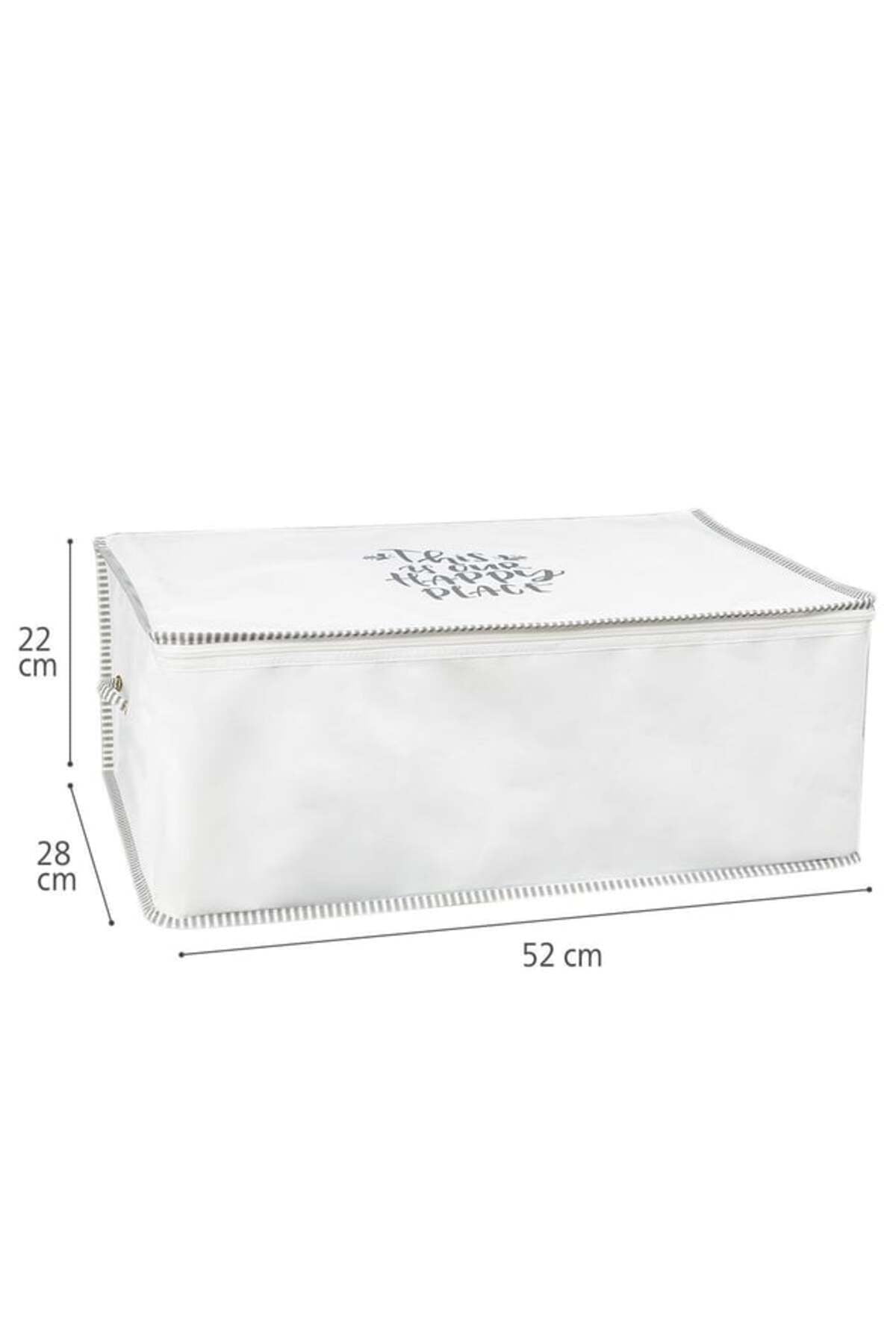 Evle 1 Adet Baskılı İpli Yastık Kıyafet Hurcu 52 x 28 x 22 cm