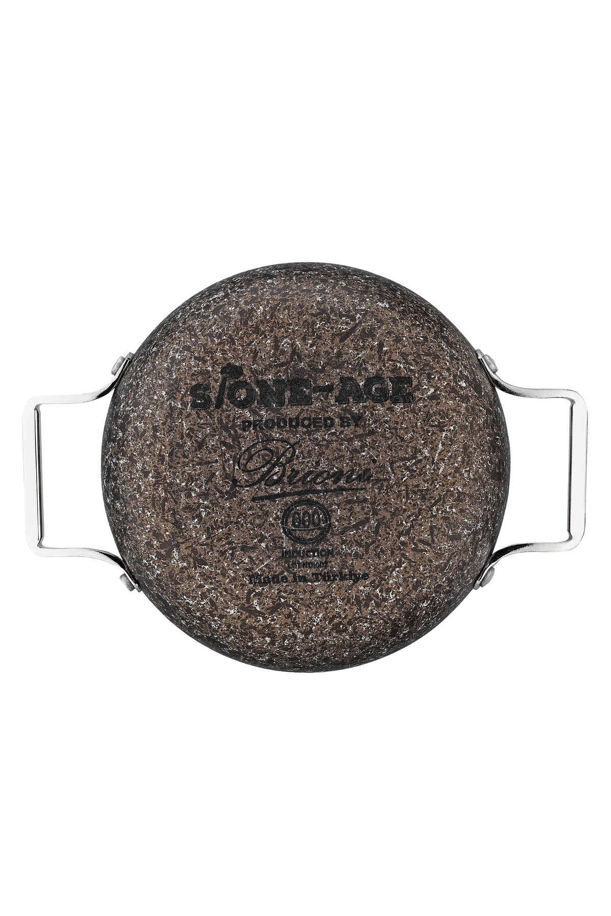 Brioni Stone-Age Terra 20 cm Çizilmez Yanmaz Yapışmaz İndüksiyonlu Sahan