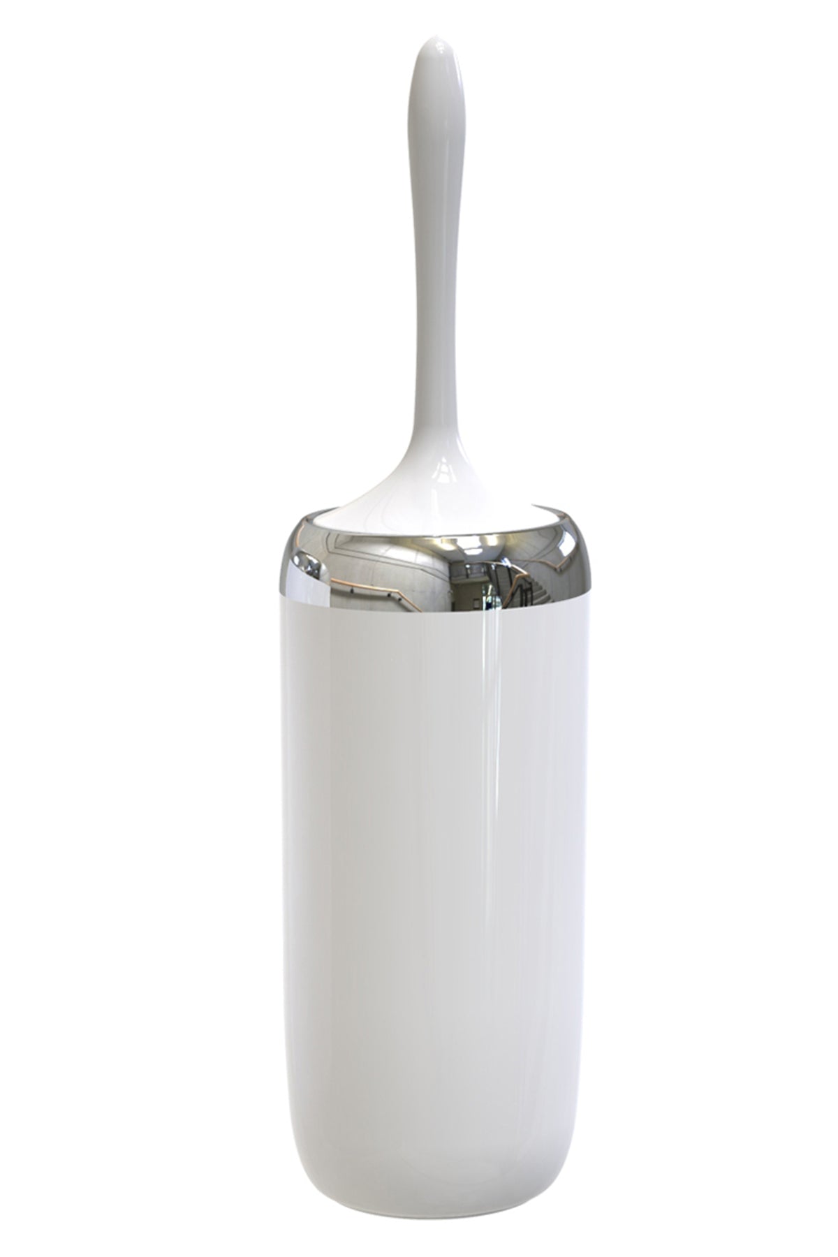 Primanova M-SAS04-01-P Lima Xl Krom Dekorlu Banyo Seti / Beyaz