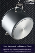 Circulon D-MYR224 Cırculon, 24X13,5 Cm Cam Kapaklı Tencere