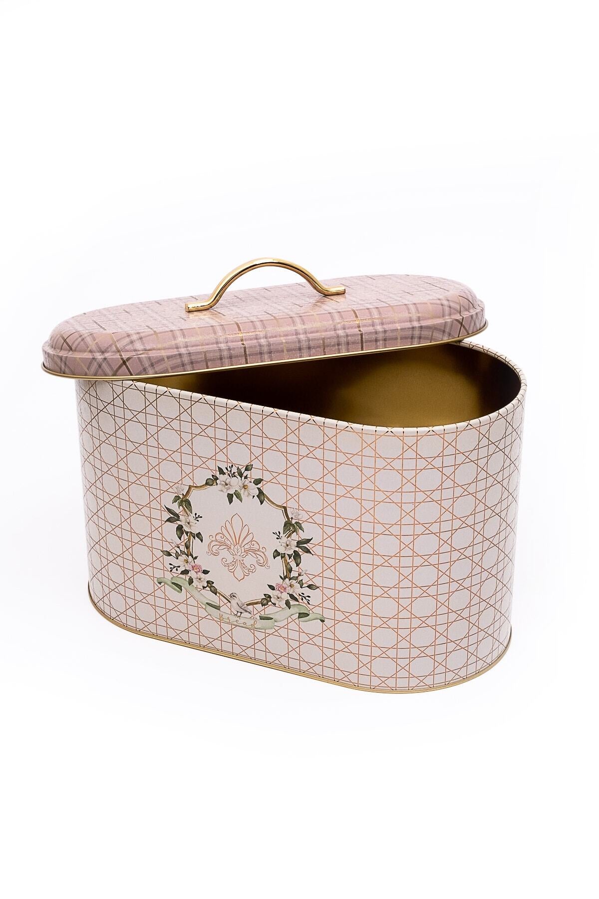 Evle Oval Ekmek Kutusu, 10,4 lt, Retro Bakery
