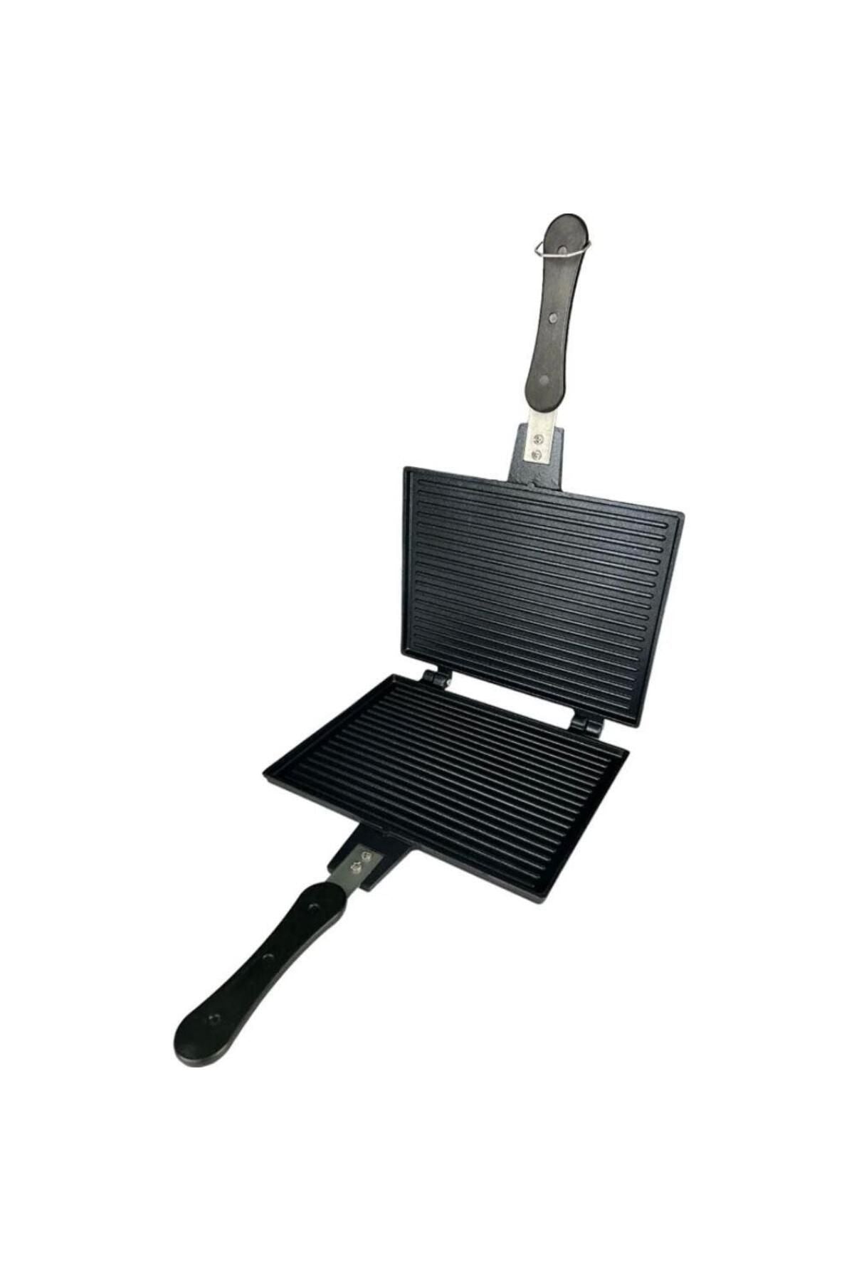 Brioni Diamond Tost Grill Maxi Boy Yanmaz Yapışmaz Ocak Üstü Tost Makinesi
