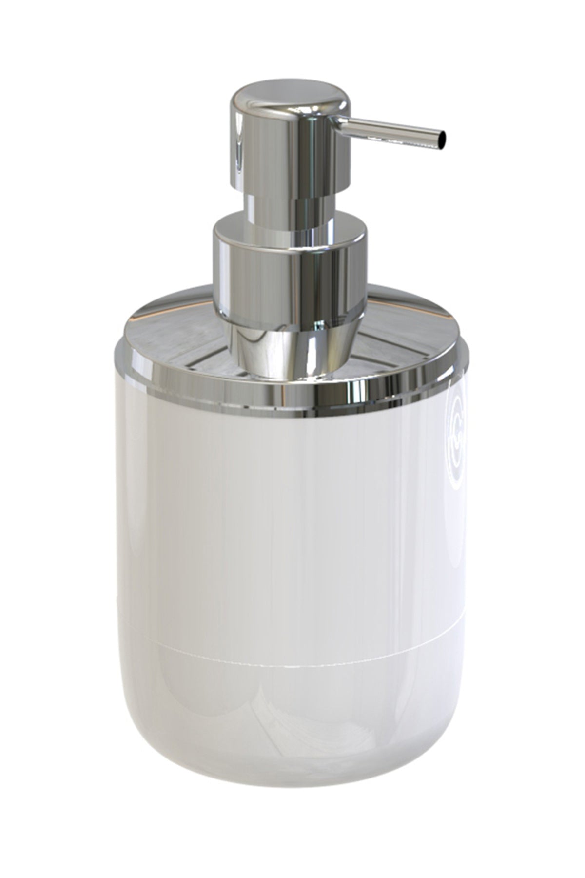 Primanova M-SAS04-01-P Lima Xl Krom Dekorlu Banyo Seti / Beyaz