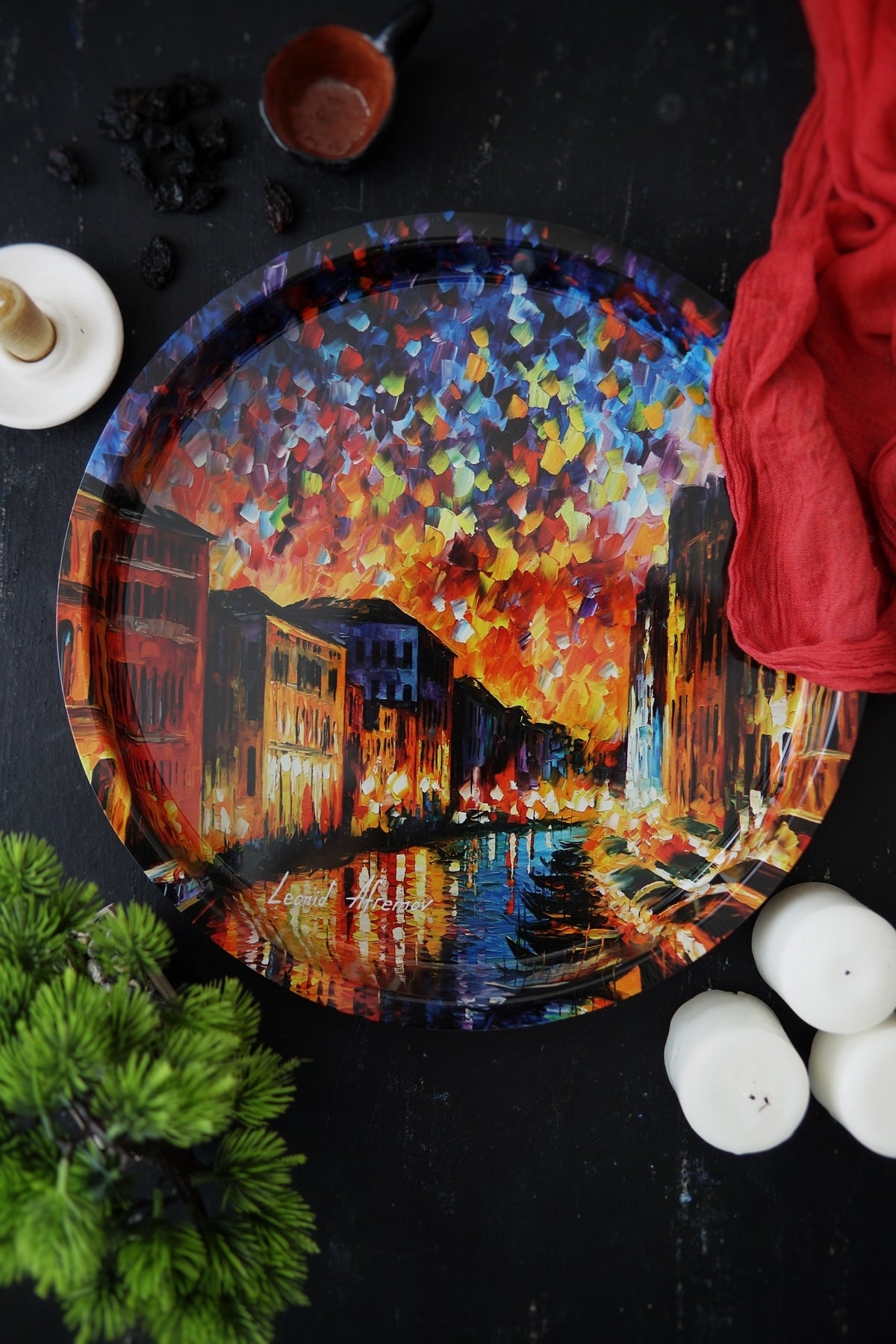 Evle Tepsi, Yuvarlak, Ø370 mm, Afremov Paris