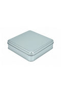 Kontensan 158x158x47 mm Metal Kapaklı Baskısız Metal Kutu, Mat Beyaz, 72 Adet