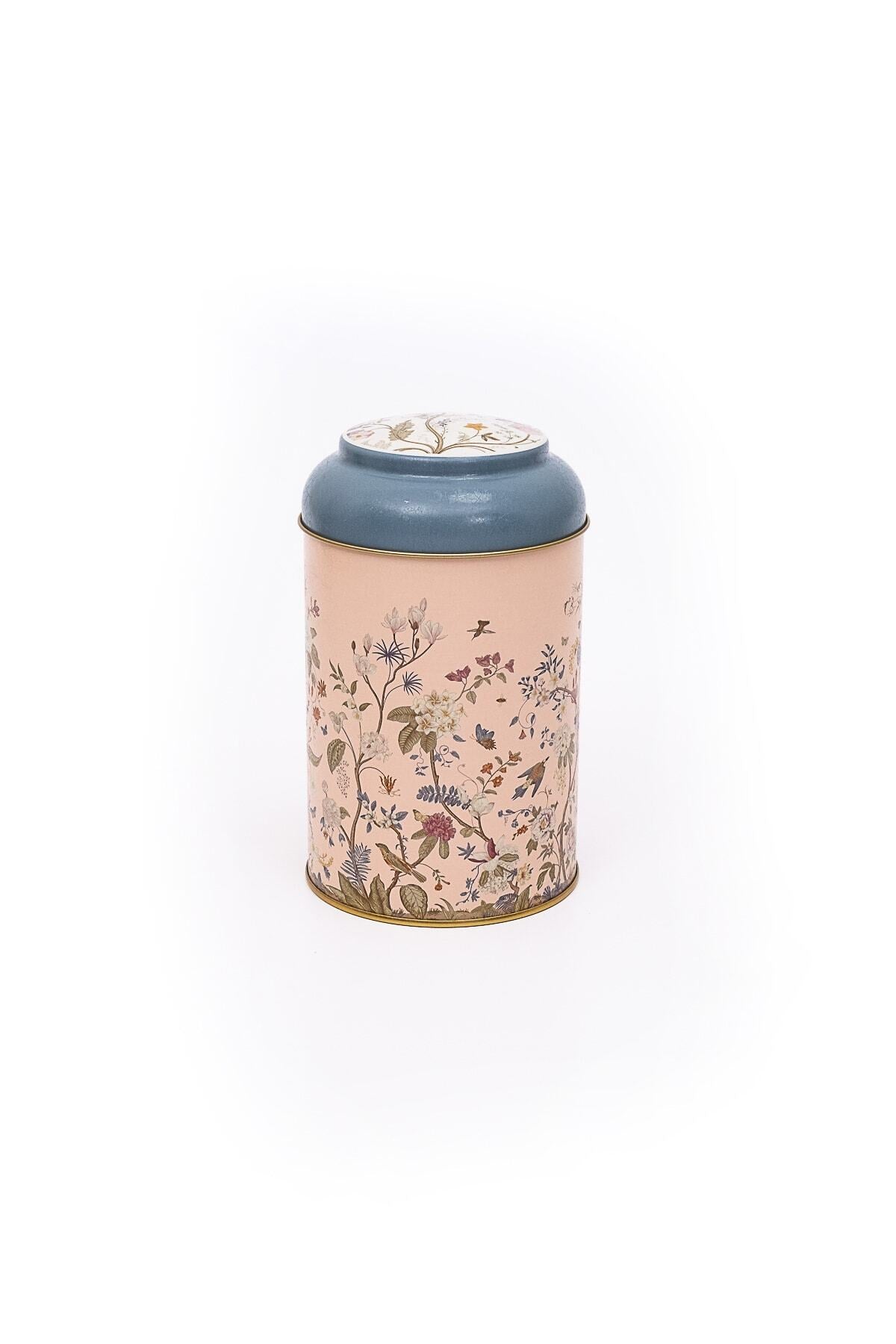 Evle Yuvarlak Kutu, Ø105x150 mm, Kubbe Kapak, 1,1 lt, City Tea