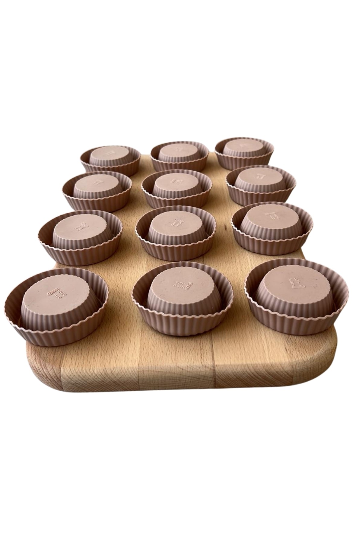 Evle 12 li Katlanabilir Tırtıklı Muffin Kalıbı TR