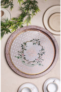 Evle Ee197-1e Mosaic Love Desenli Yuvarlak Tepsi 32 Cm