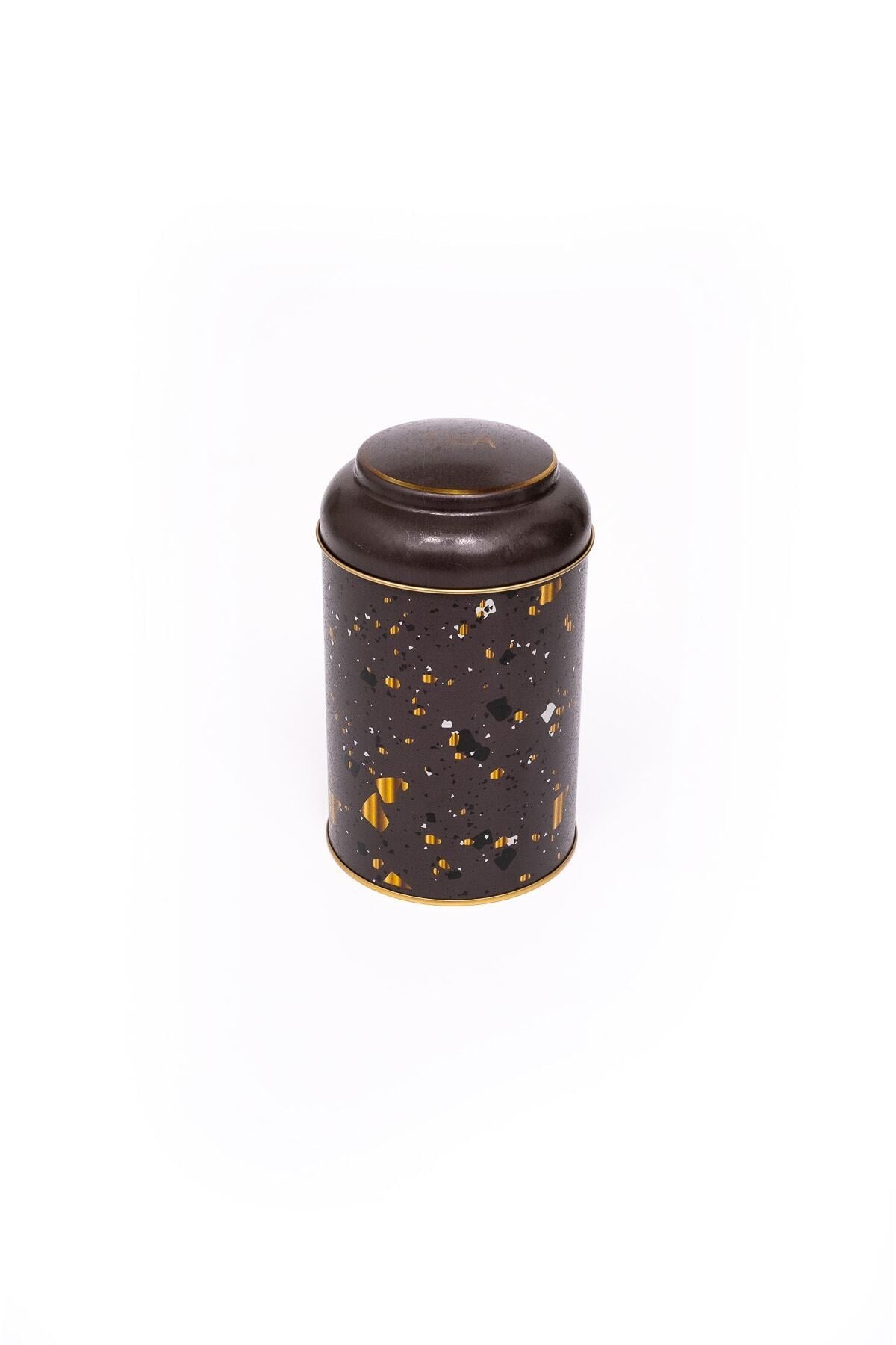 Evle Yuvarlak Kutu, Ø105x150 mm, Kubbe Kapak, 1,1 lt, City Tea