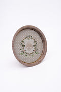 Evle Ee197-1e Mosaic Love Desenli Yuvarlak Tepsi 32 Cm
