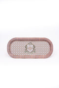 Evle Ee168-1e Mosaic Love Desenli Oval Tepsi 16x35 Cm