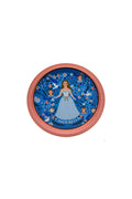 Evle Ee197-1e Mosaic Love Desenli Yuvarlak Tepsi 32 Cm