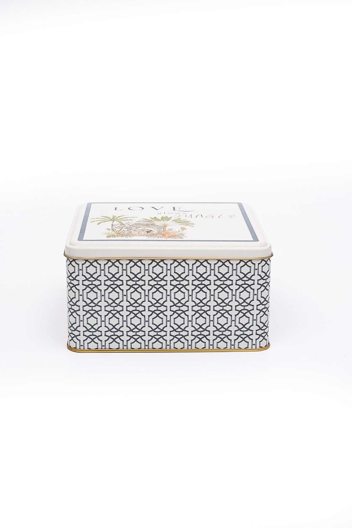 Evle Kare Kutu, 198x198x100 mm, 3,7 lt, Bird Cage Gold