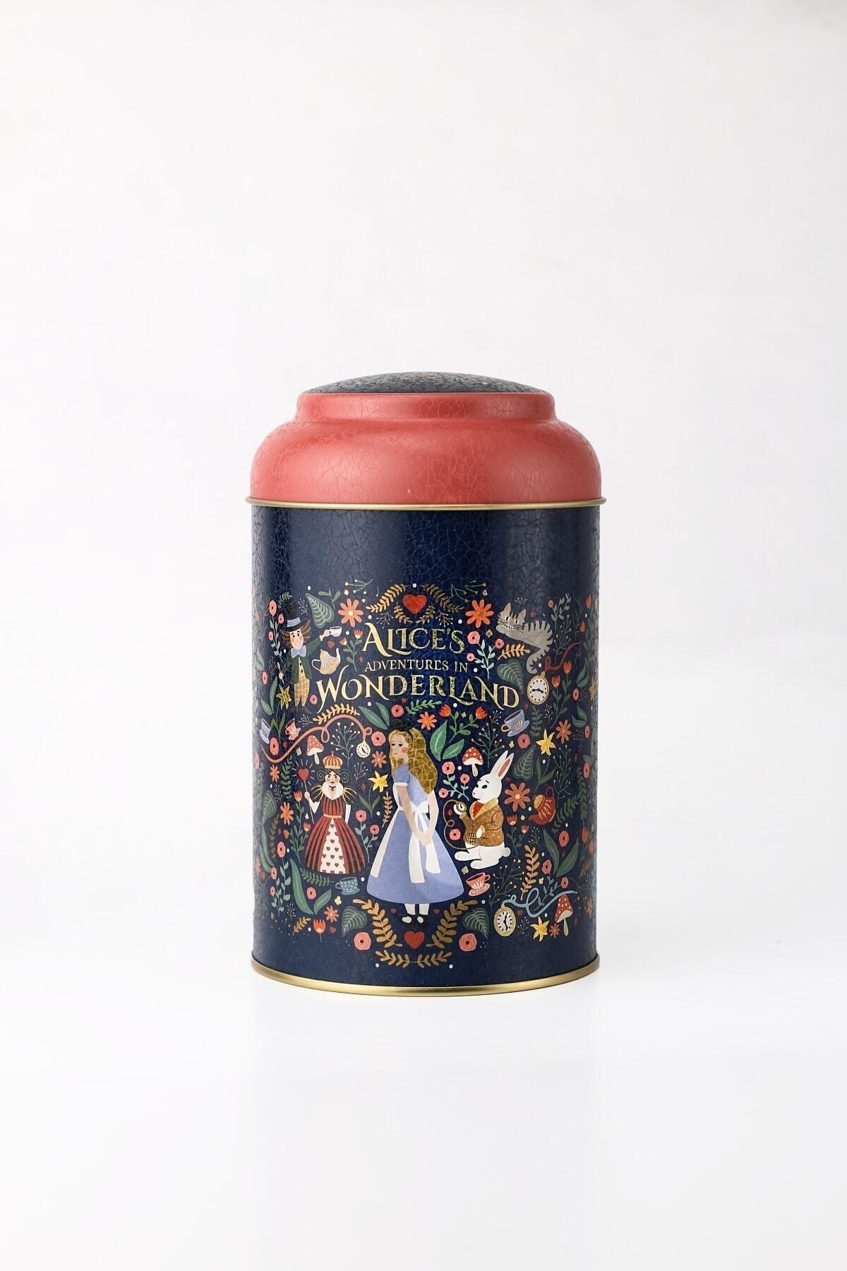 Evle Yuvarlak Kutu, Ø105x150 mm, Kubbe Kapak, 1,1 lt, City Tea
