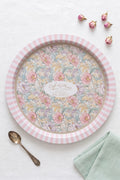 Evle Ee197-1e Mosaic Love Desenli Yuvarlak Tepsi 32 Cm