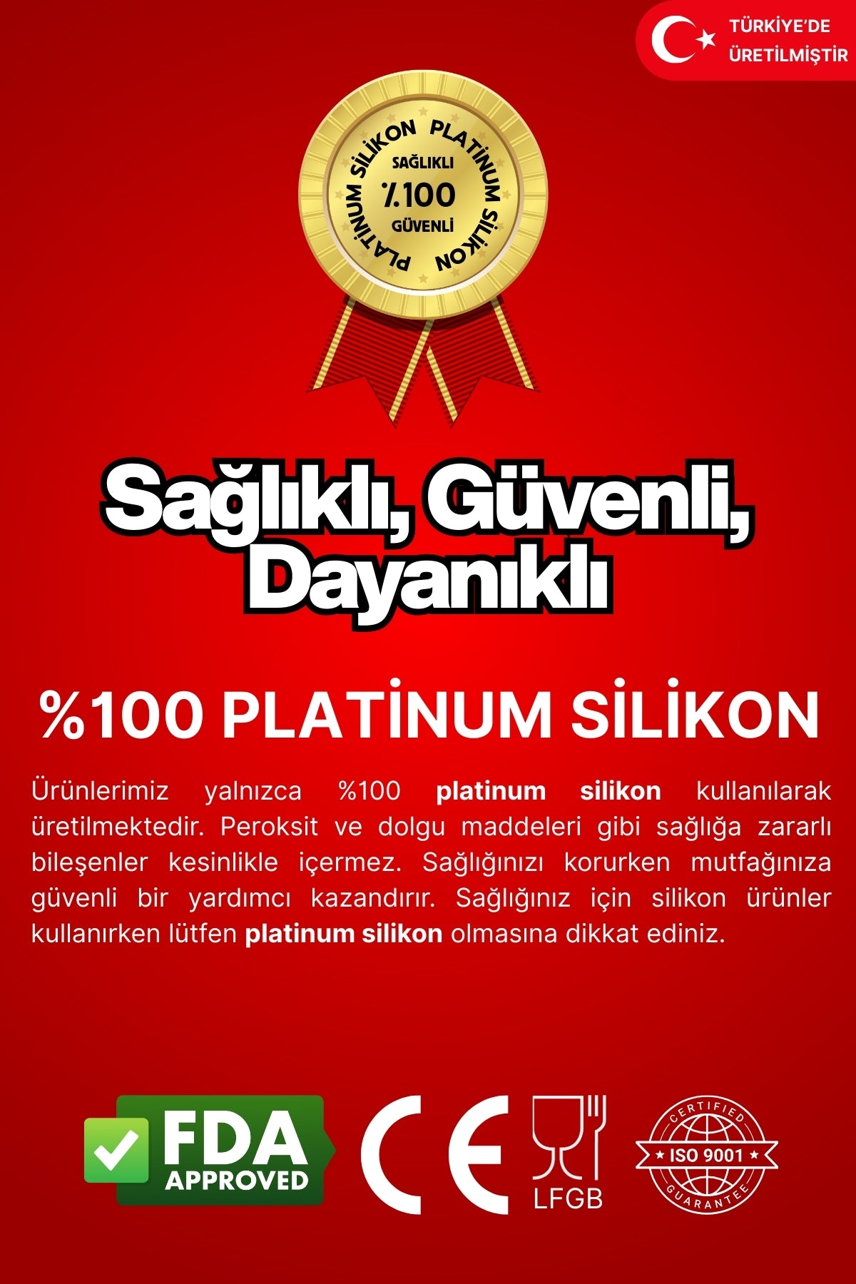 Evle 6lı Mini Tart Kalıbı, Platinium Silikon, MYS30023