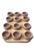 Evle 12 li Katlanabilir Tırtıklı Muffin Kalıbı TR