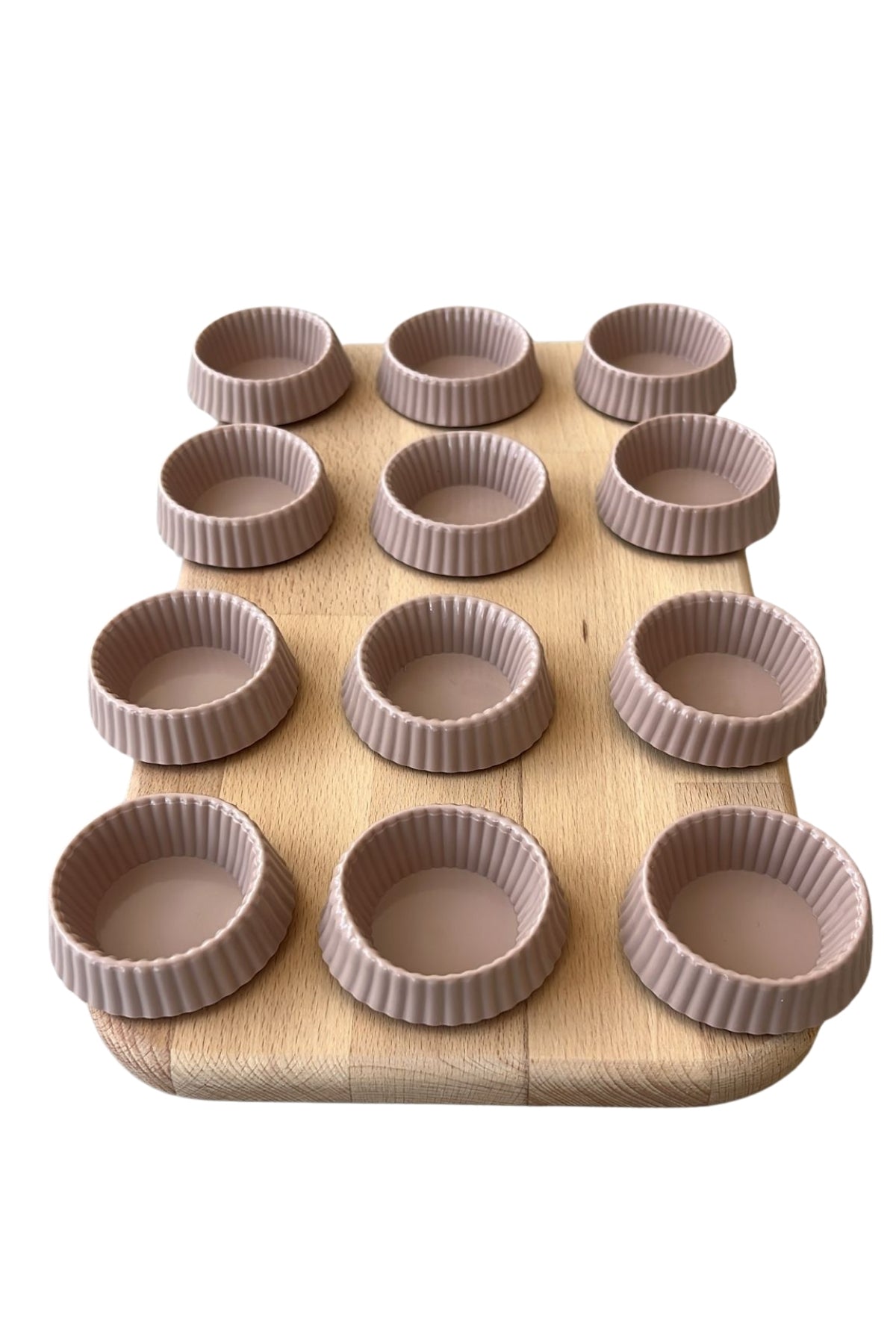 Evle 12 li Katlanabilir Tırtıklı Muffin Kalıbı TR