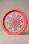 Evle Ee197-1e Mosaic Love Desenli Yuvarlak Tepsi 32 Cm