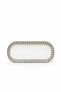 Evle Ee168-1e Mosaic Love Desenli Oval Tepsi 16x35 Cm