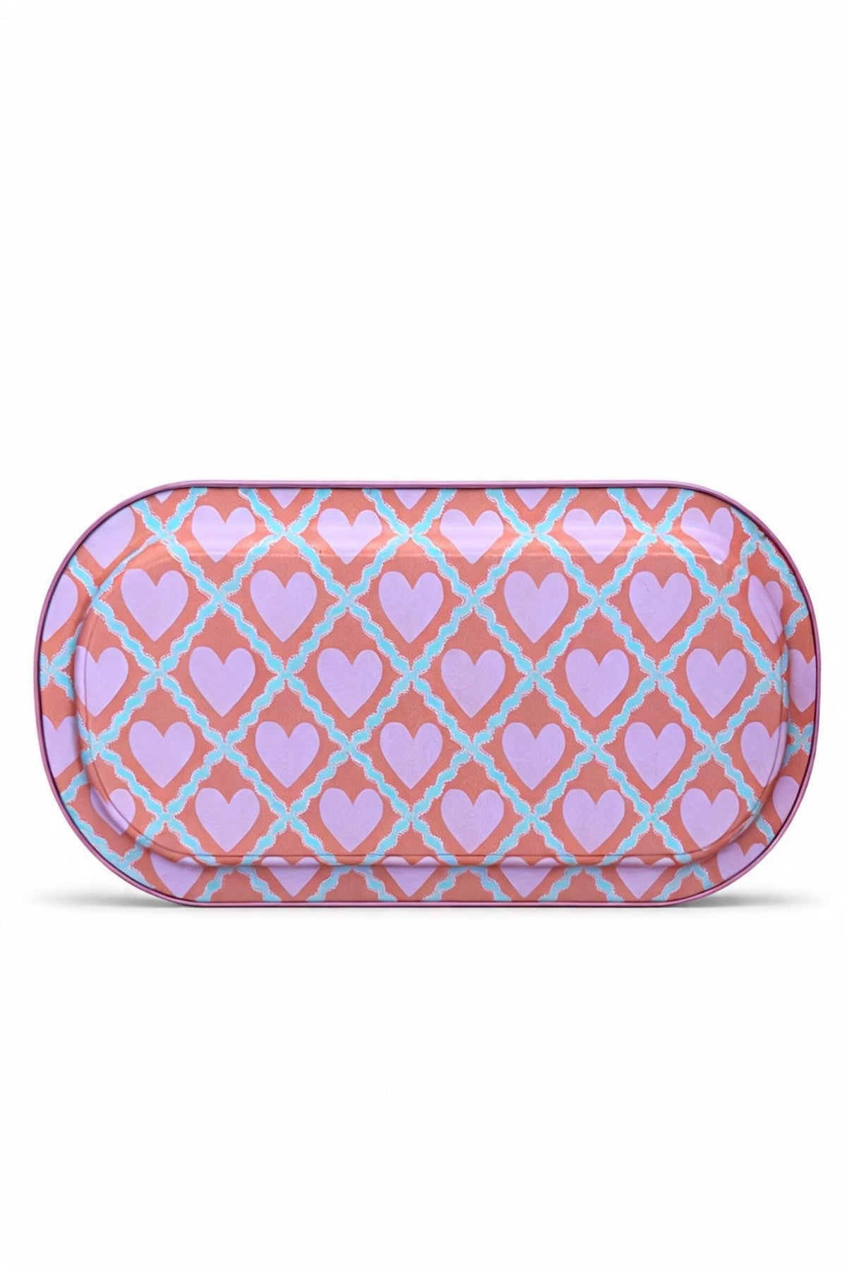 Evle Ee168-1e Mosaic Love Desenli Oval Tepsi 16x35 Cm