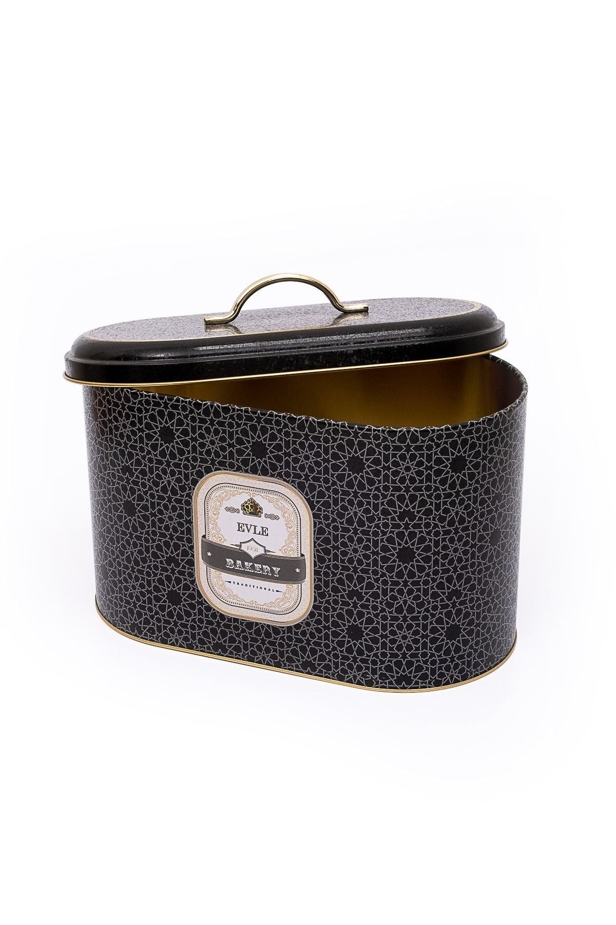 Evle Oval Ekmek Kutusu, 10,4 lt, Retro Bakery
