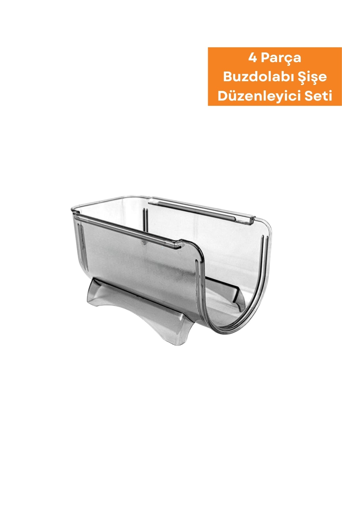 Evle 4 Parça Buzdolabı Şişe Düzenleyici Seti, Buzdolabı Düzenleyici Şişe Organizer