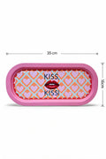 Evle Ee168-1e Mosaic Love Desenli Oval Tepsi 16x35 Cm