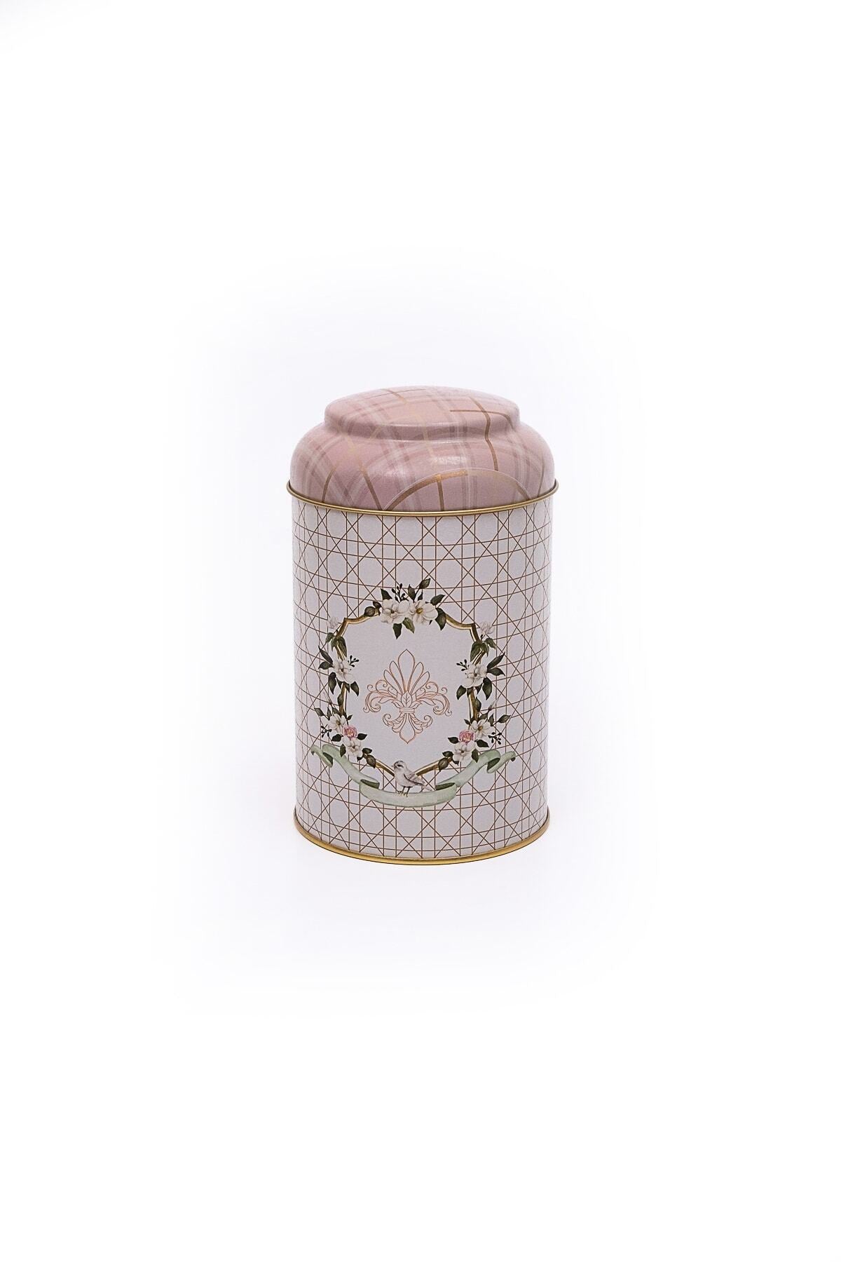Evle Yuvarlak Kutu, Ø105x150 mm, Kubbe Kapak, 1,1 lt, City Tea