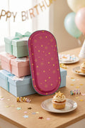 Evle Ee168-1e Mosaic Love Desenli Oval Tepsi 16x35 Cm