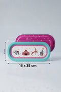 Evle Ee168-1e Mosaic Love Desenli Oval Tepsi 16x35 Cm