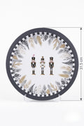 Evle Ee197-1e Mosaic Love Desenli Yuvarlak Tepsi 32 Cm