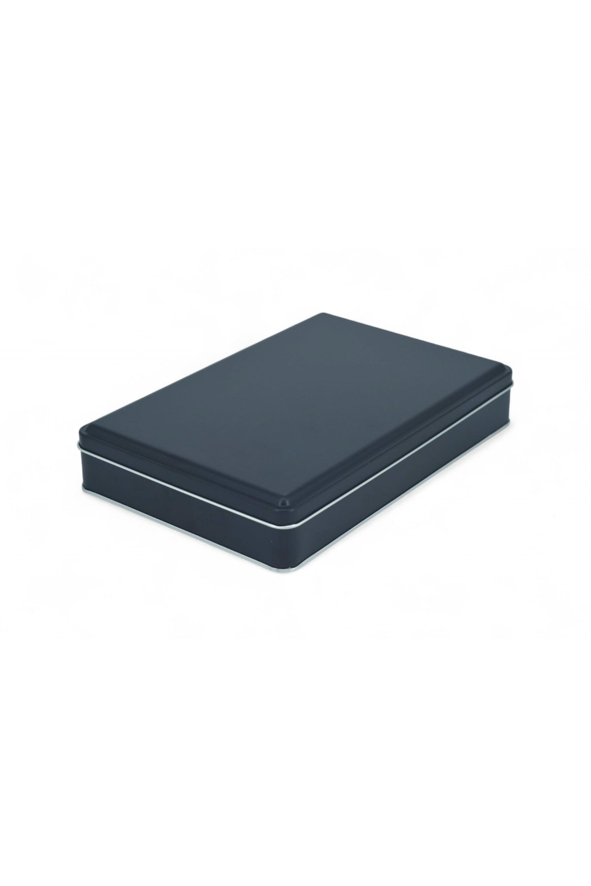 Kontensan 170x260x47 mm Metal Kapaklı Baskısız Metal Kutu, Mat Beyaz, 42 Adet