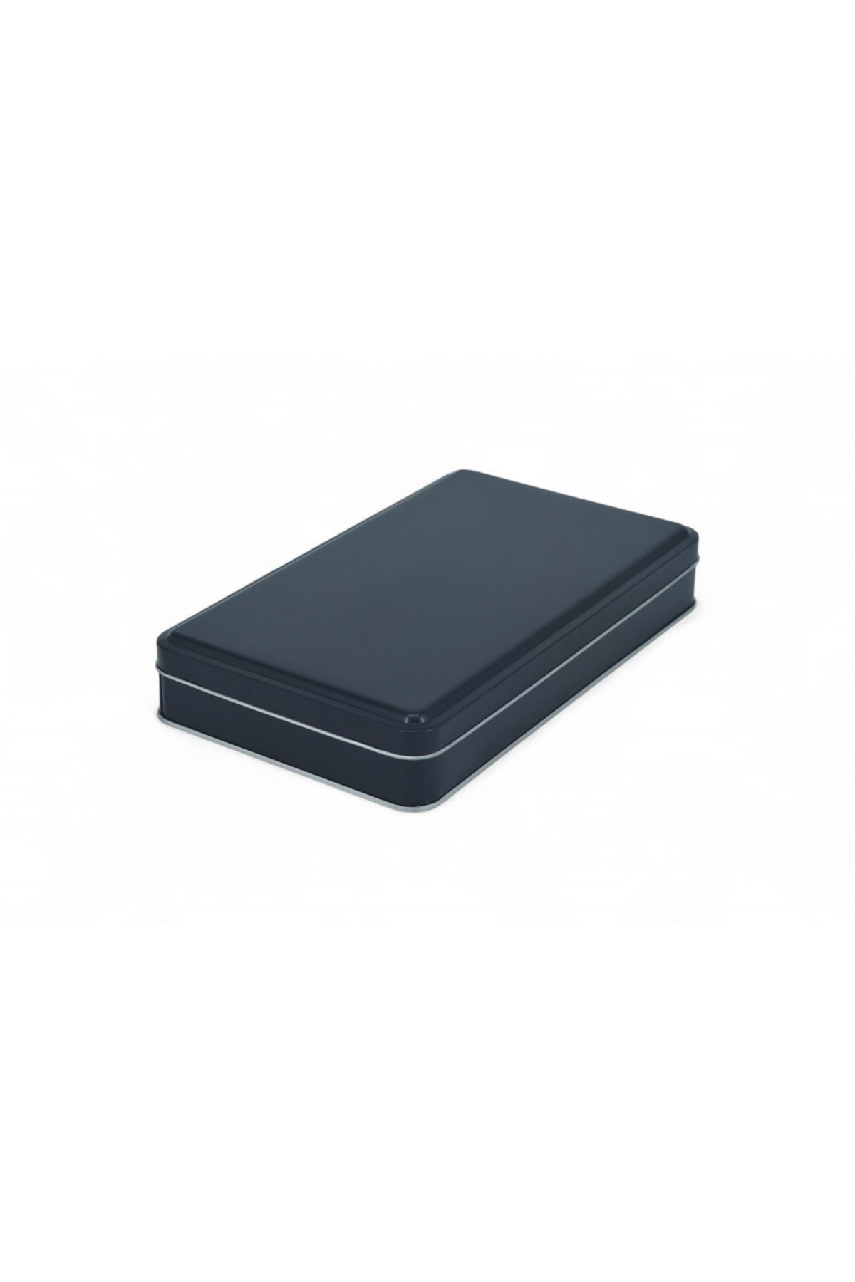 Kontensan 140x240x50 mm Metal Kapaklı Baskısız Metal Kutu, Mat Beyaz, 48 Adet
