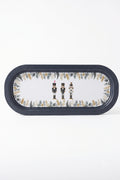 Evle Ee168-1e Mosaic Love Desenli Oval Tepsi 16x35 Cm