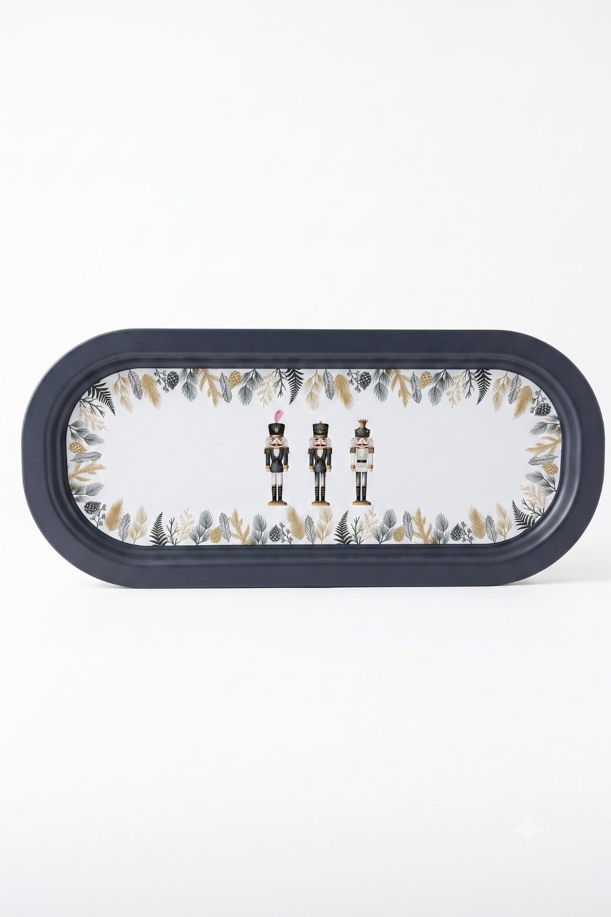 Evle Ee168-1e Mosaic Love Desenli Oval Tepsi 16x35 Cm
