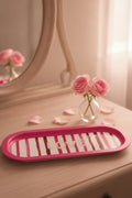 Evle Ee168-1e Mosaic Love Desenli Oval Tepsi 16x35 Cm