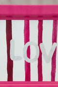 Evle Ee168-1e Mosaic Love Desenli Oval Tepsi 16x35 Cm