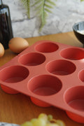 Evle 12Li Muffin Kek Kalıbı, Platinium Silikon, MYS30009