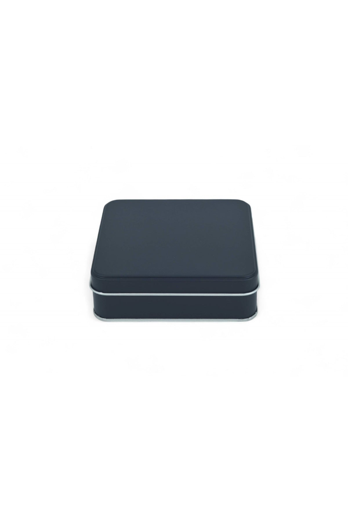 Kontensan 120x120x41 mm Metal Kapaklı Baskısız Metal Kutu, Mat Beyaz, 144 Adet