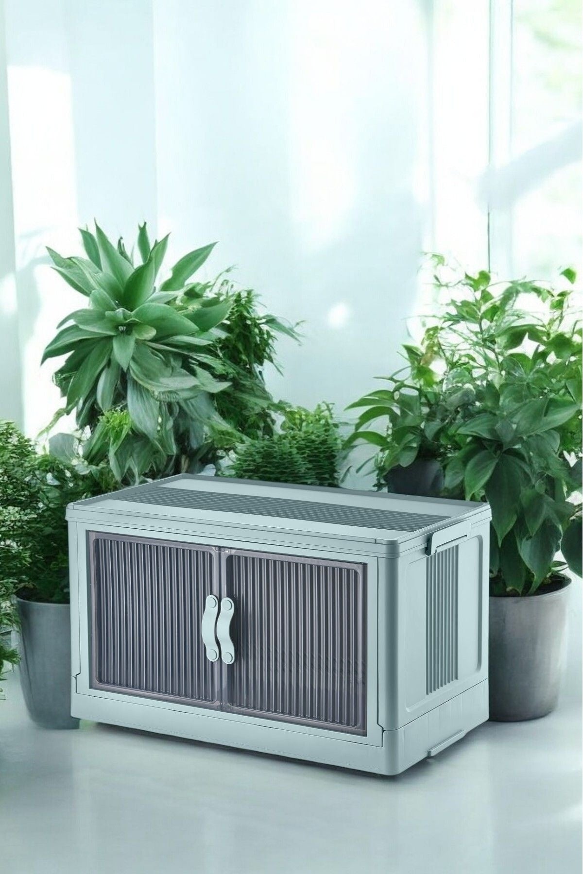Evle Katlanabilir Modüler Dolap Tekli, 55 lt, 54 cm x 31,7 cm x 31,7 cm