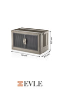 Evle Katlanabilir Modüler Dolap Tekli, 55 lt, 54 cm x 31,7 cm x 31,7 cm